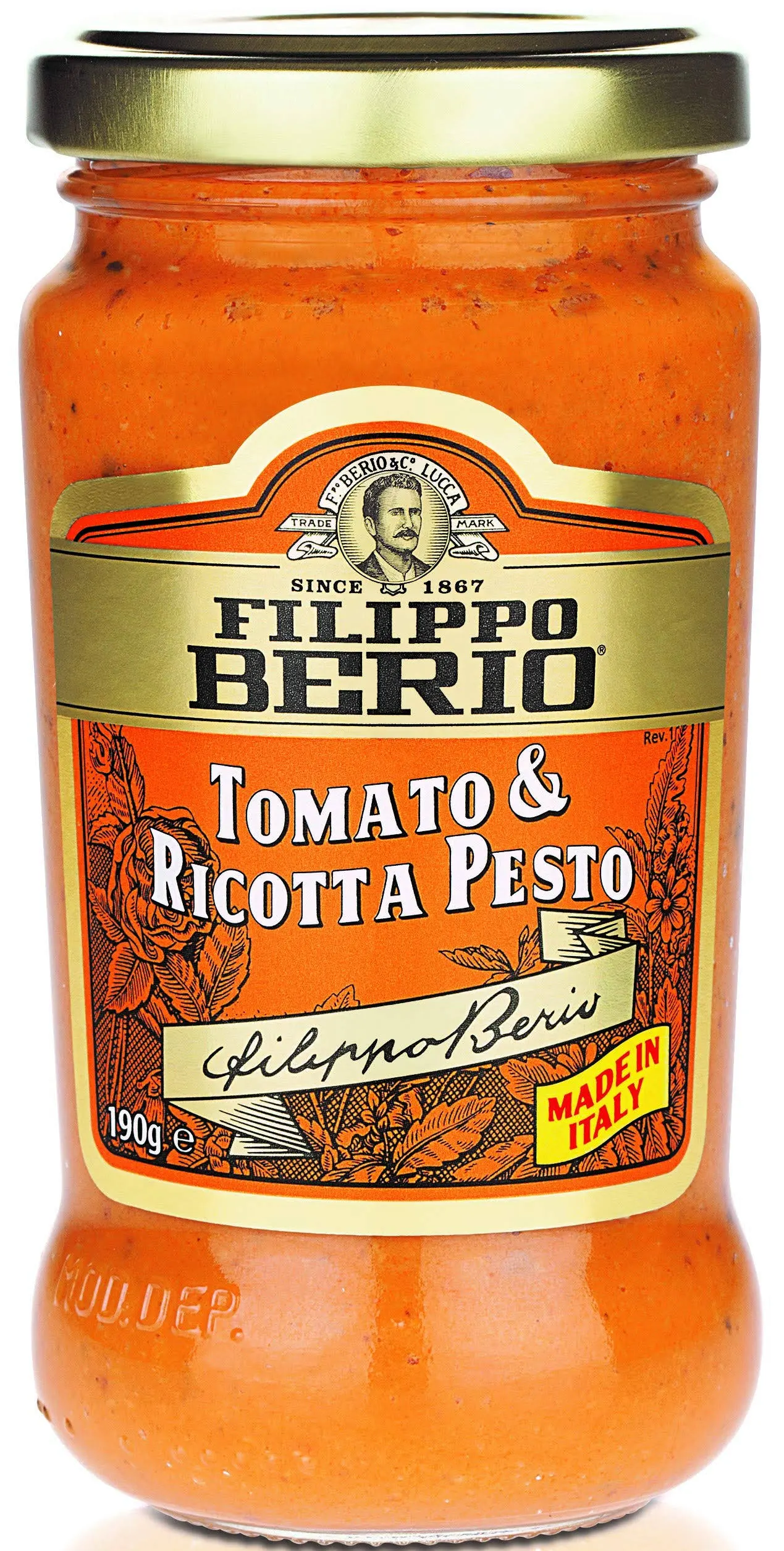 Filippo Berio Tomato Ricotta Pesto 190g