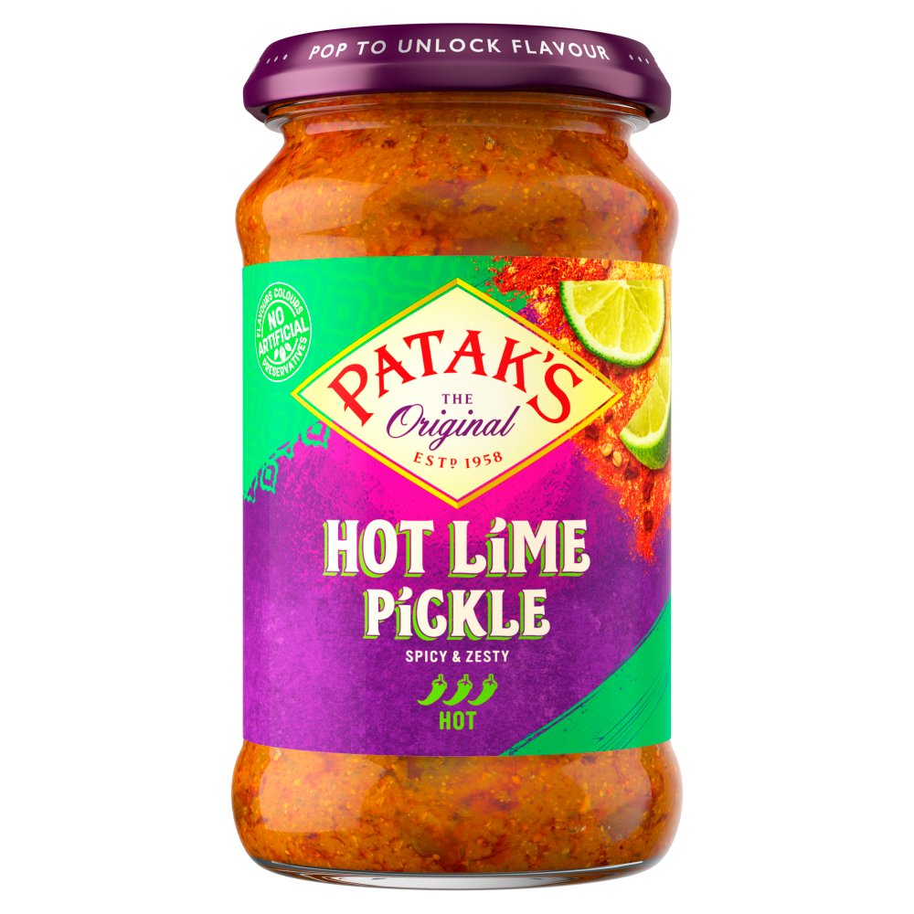 Pataks Hot Lime Pickles 283g