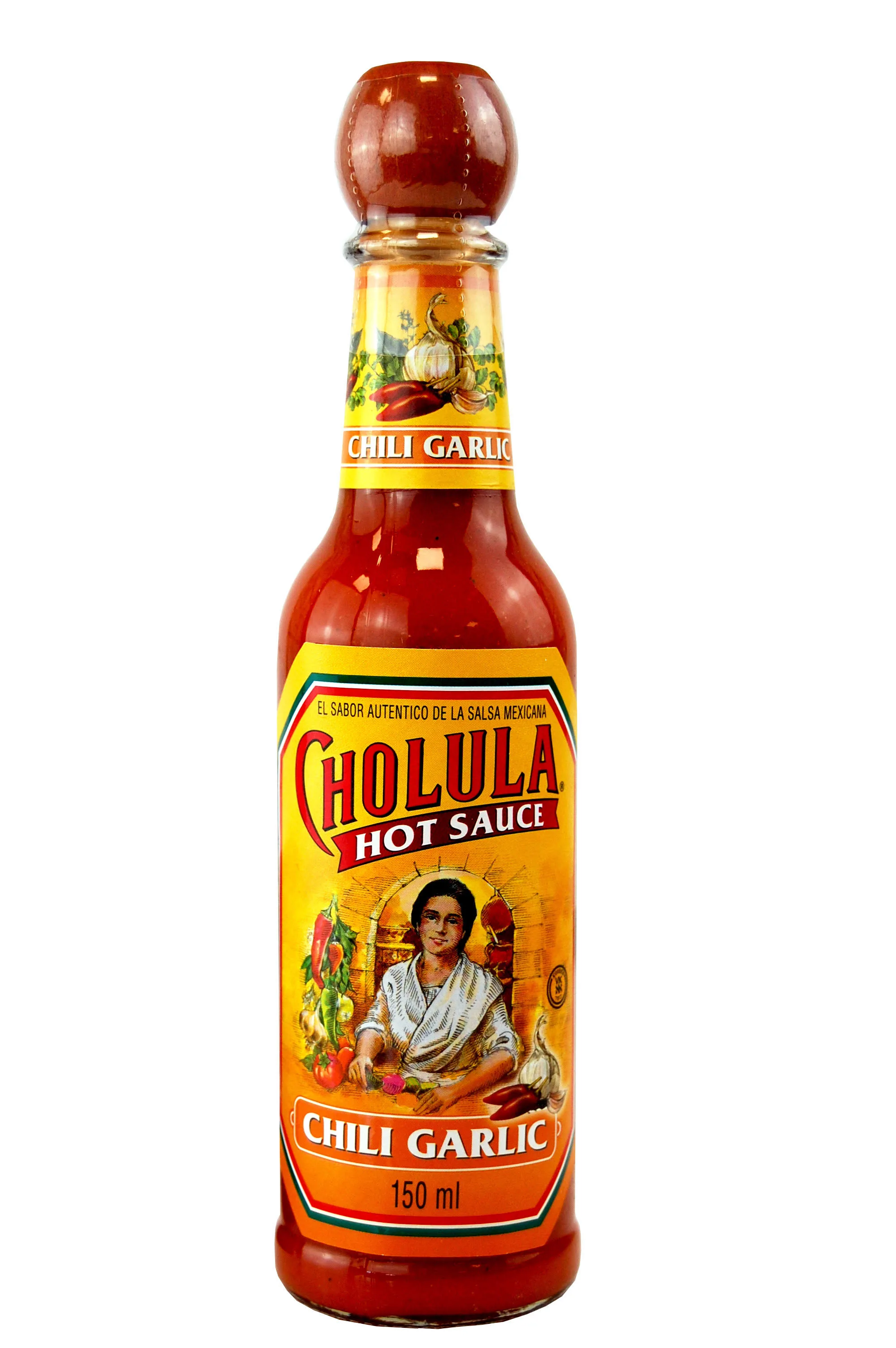 Cholula Hot Sauce Chilli Garlic 150ml