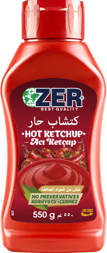 Zer Hot Ketchup 550g