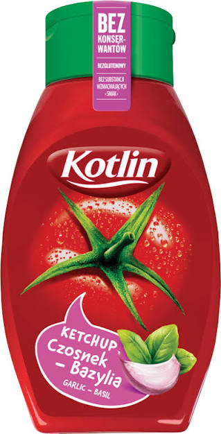 Kotlin Ketchup Garlic Basil 450g