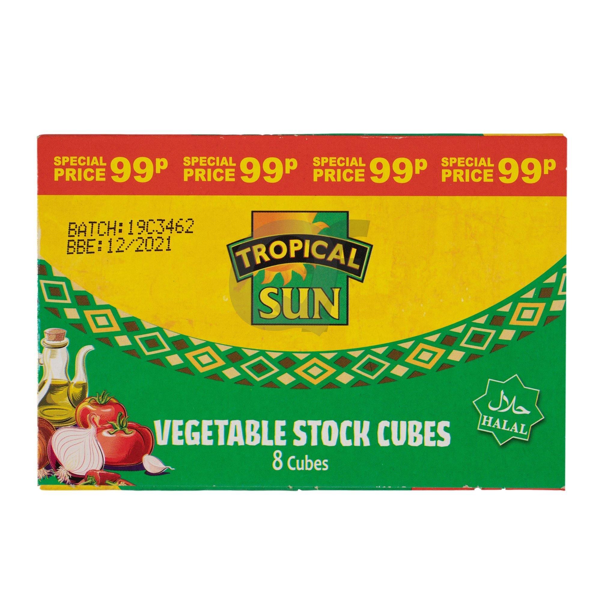 Tropical Sun Vegatble Stock 8 Cubes 80g