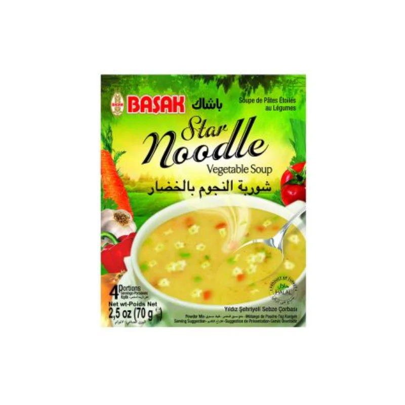 Basak Star Noodle Vegetable Soup 70g